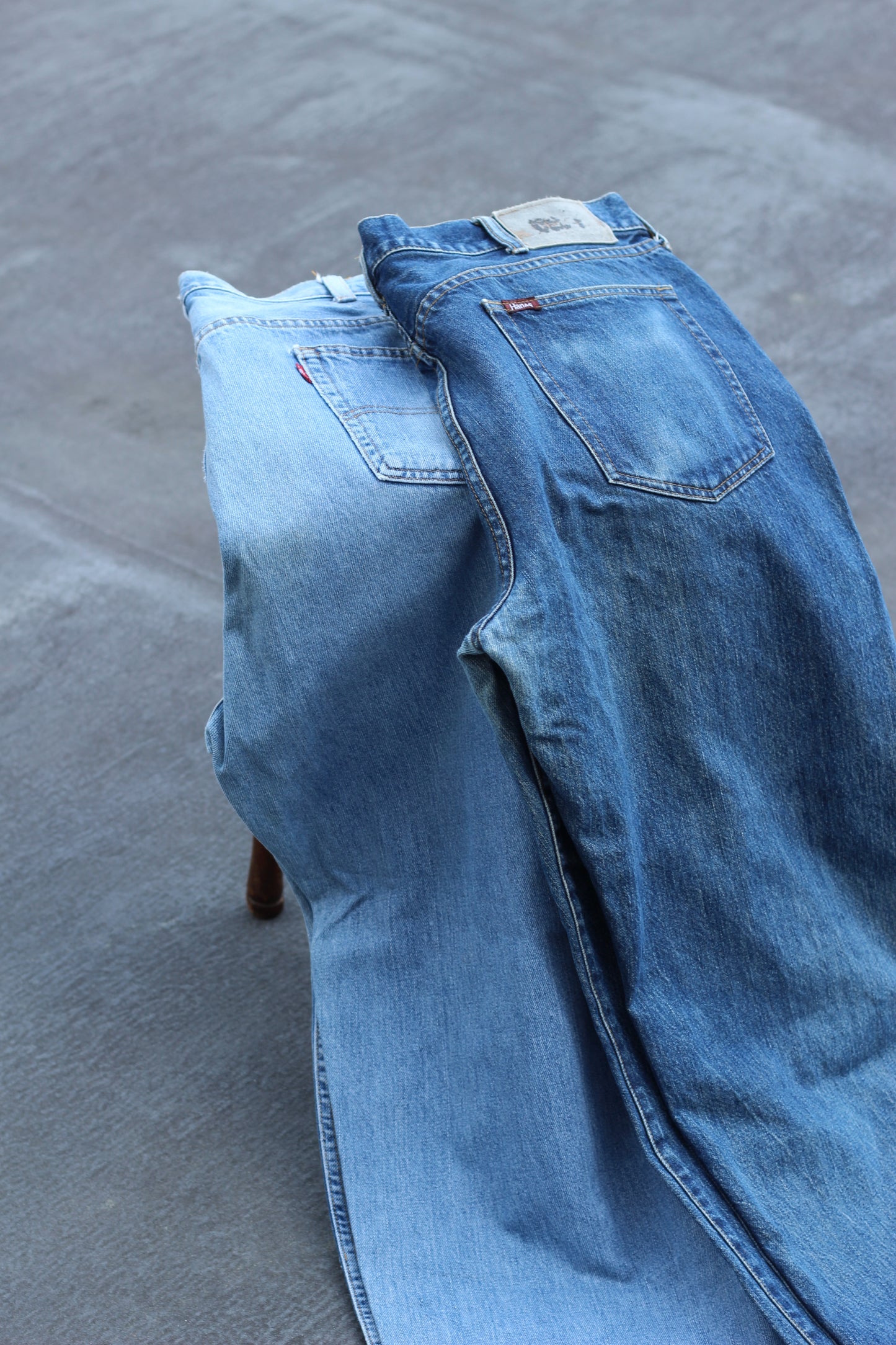 Big Size Levi's & Hanes Denim Pants x2点