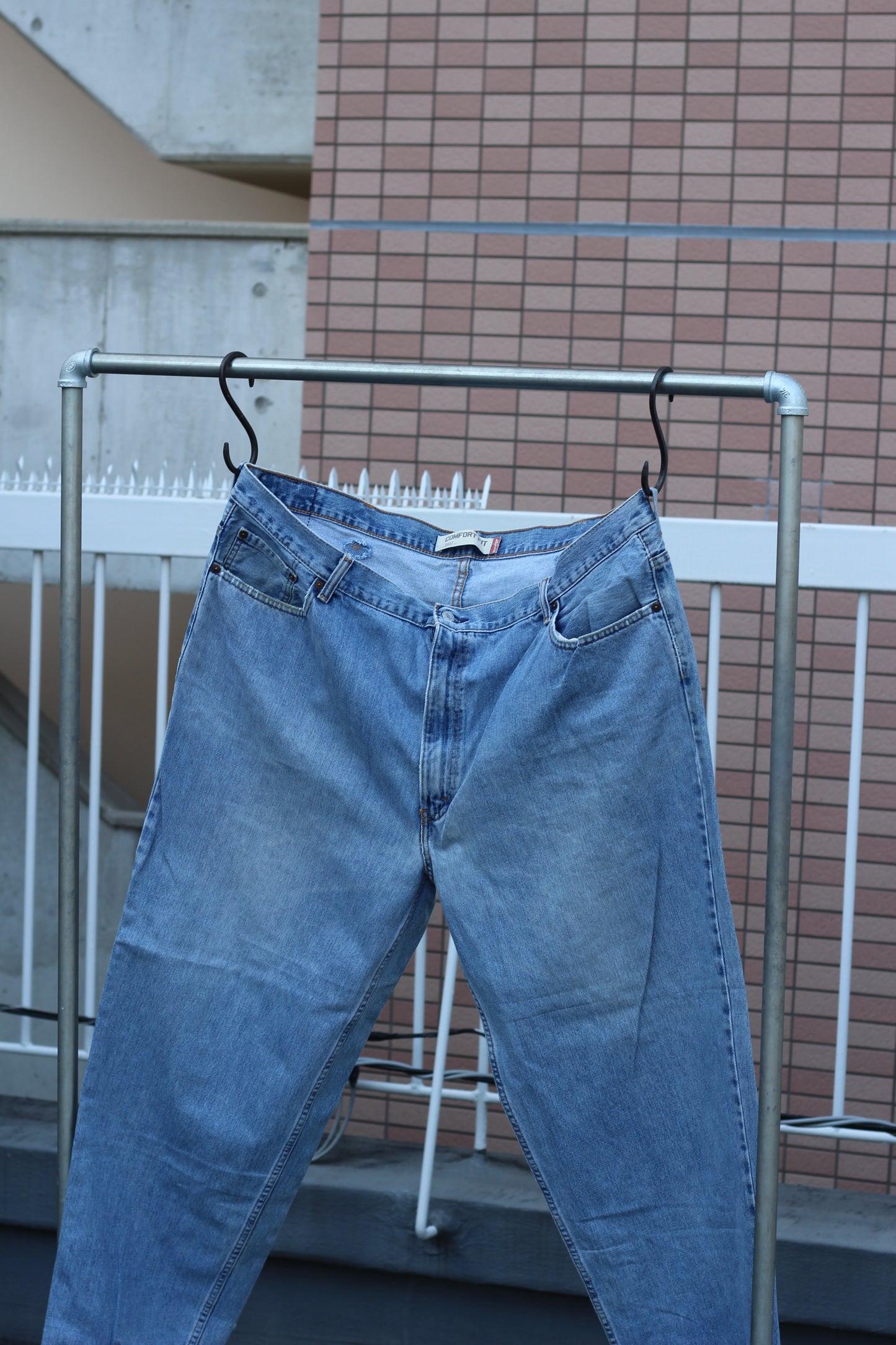 Big Size Levi's & Hanes Denim Pants x2点