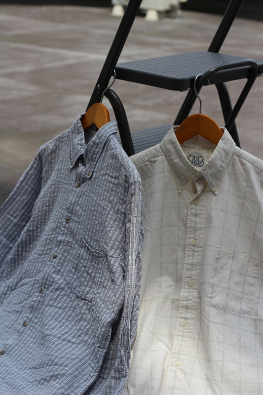 90's Made In USA Check Shirt set x2点