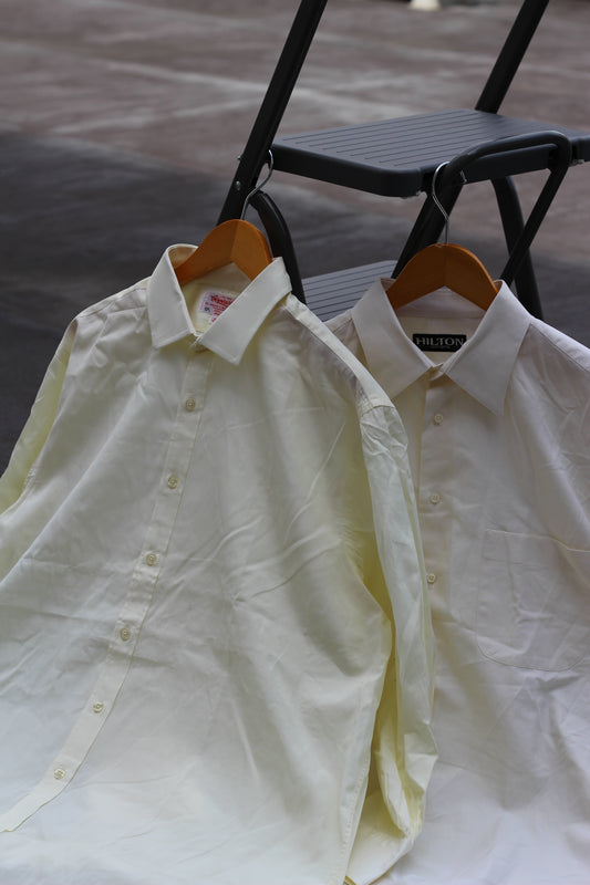 80-90's Made In Italy & UK Men's High-Grade Dress Shirt set x2点