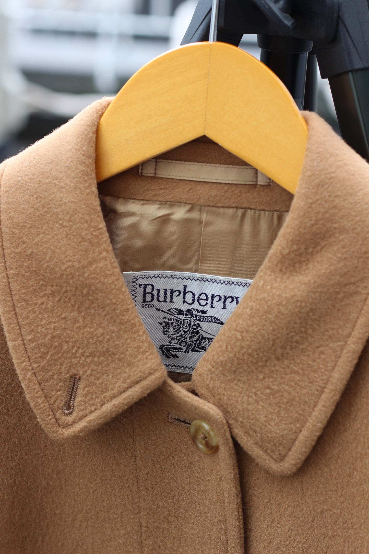Burberry Cashmere & Leather Coat x2点