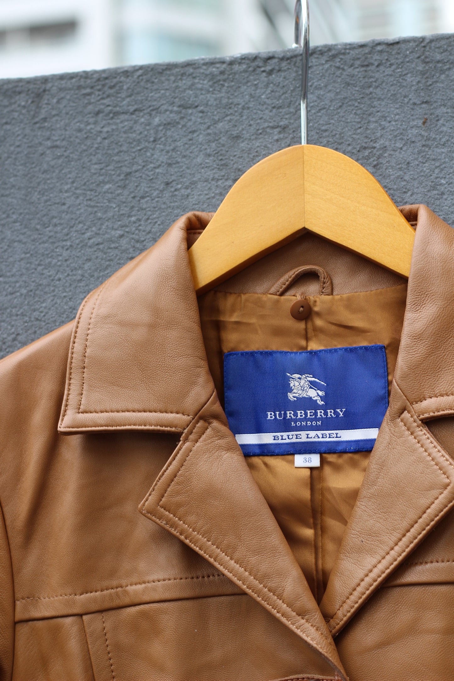 Burberry Cashmere & Leather Coat x2点