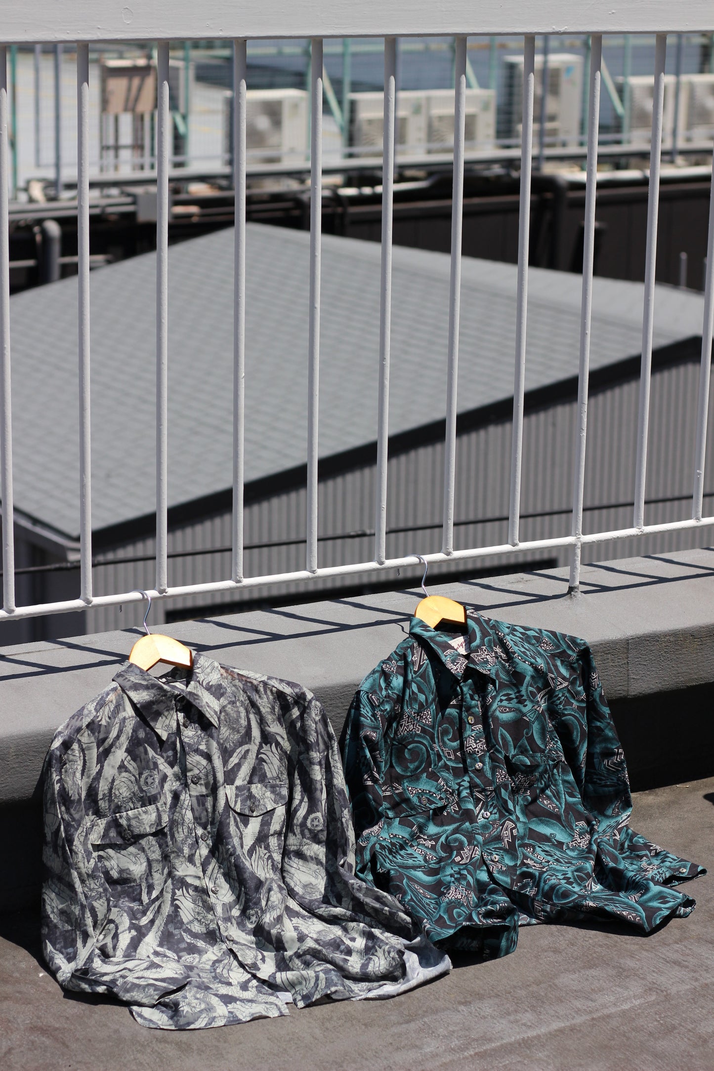 Men's Dark Color Design Long Sleeve Shirt x9点