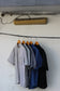 Men's Band Collar Short Sleeve Shirt x5点