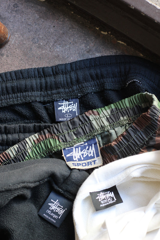 90's Stüssy Hoodie, Sweatpants, & Shorts x4点