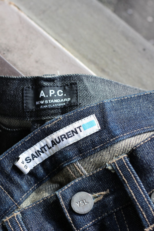 Men's Saint Laurent & A.P.C. Denim Pants x2点