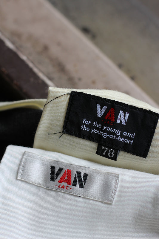 90's VAN JAC Ivy Style Slacks set x2点