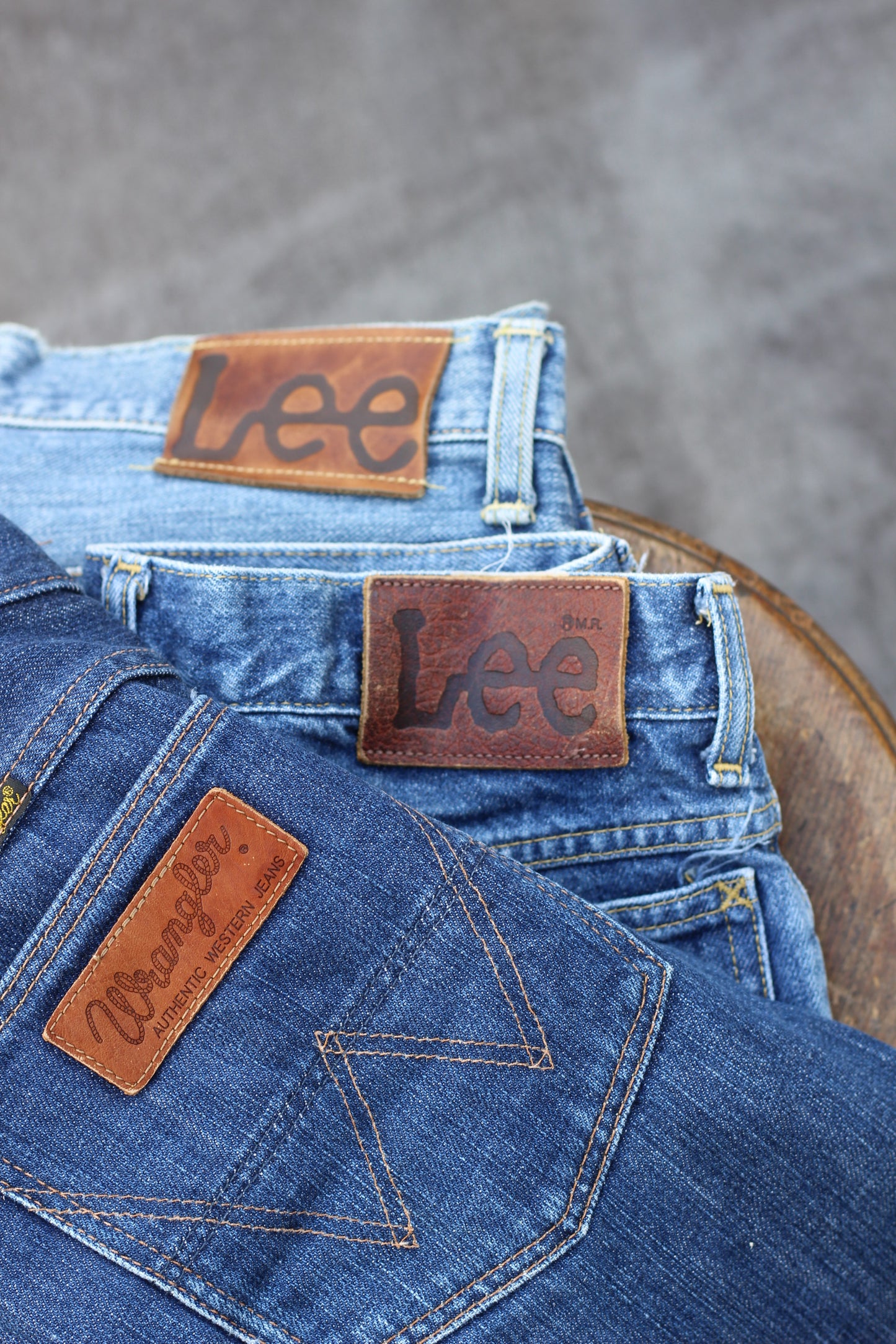 Lee & Wrangler Denim Pants x3点