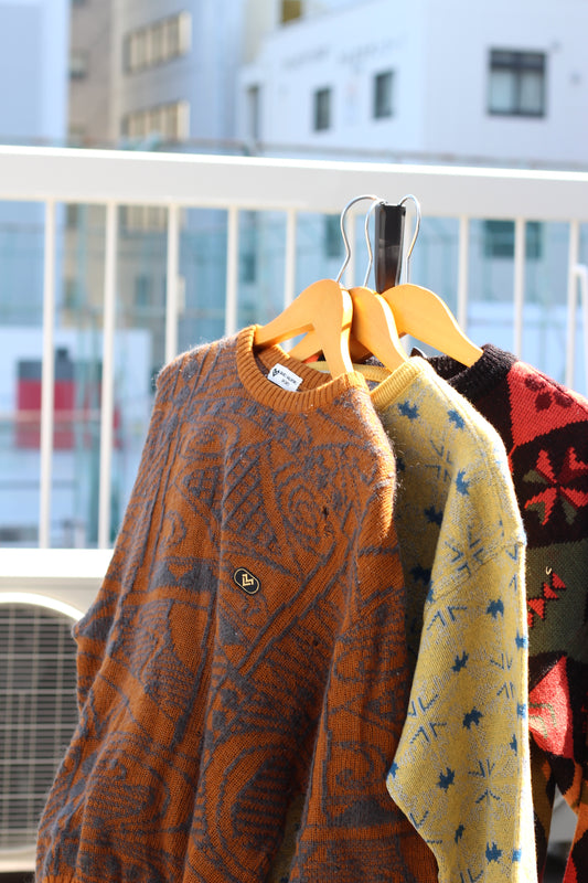 Men's Design Knit Sweater x3点