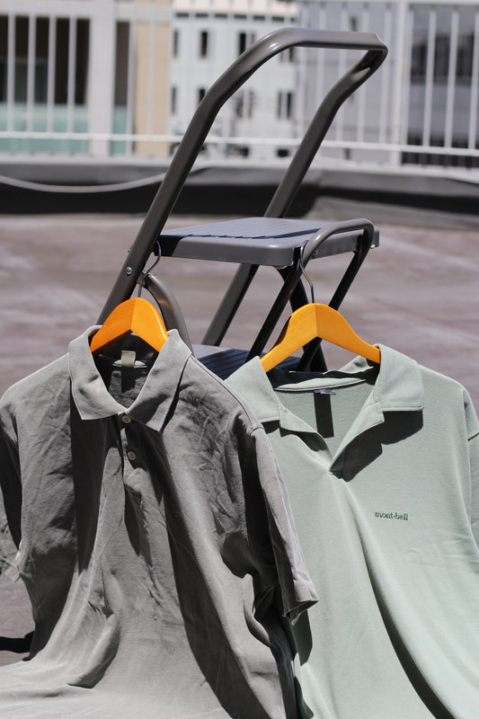 Old mont-bell Oversize Short Sleeve Polo Shirt set x2点