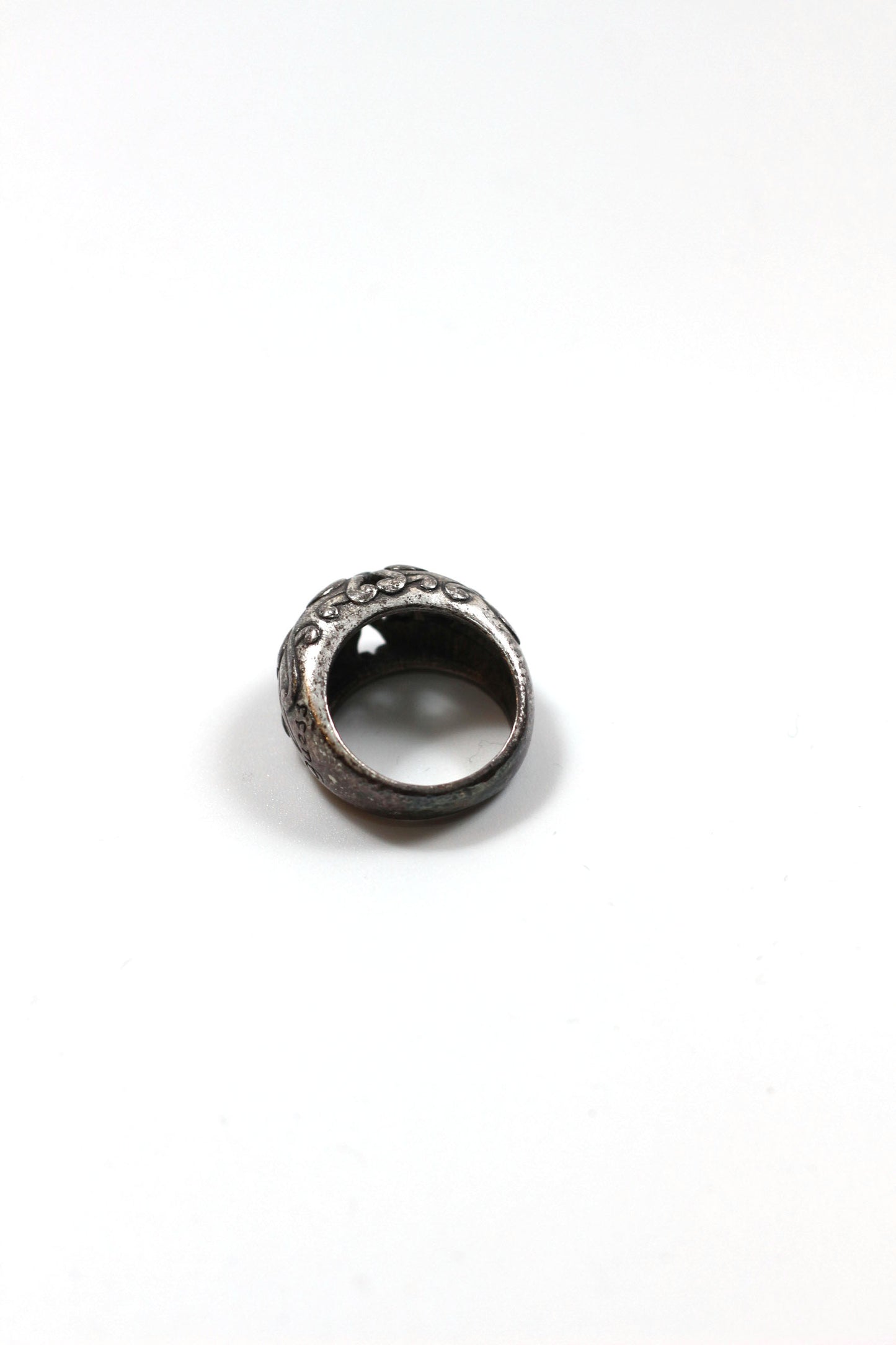 Vintage silver ring 強固な意志と不屈の精神