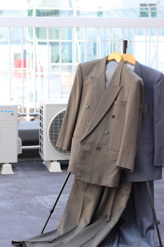 Men's Vintage Double Breasted Set upx2点