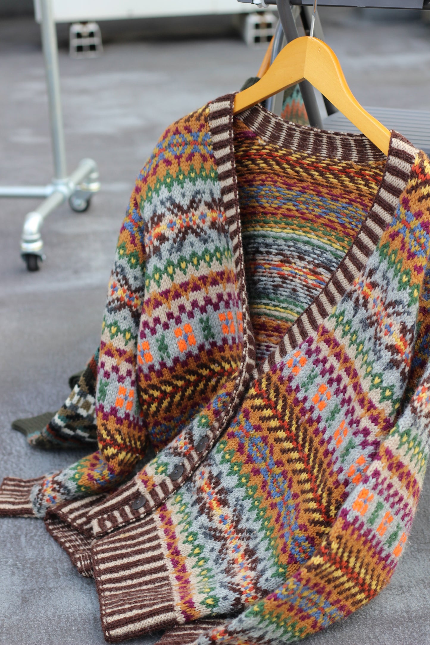 Men's Vintage Fair Isle Design Knitwear x3点