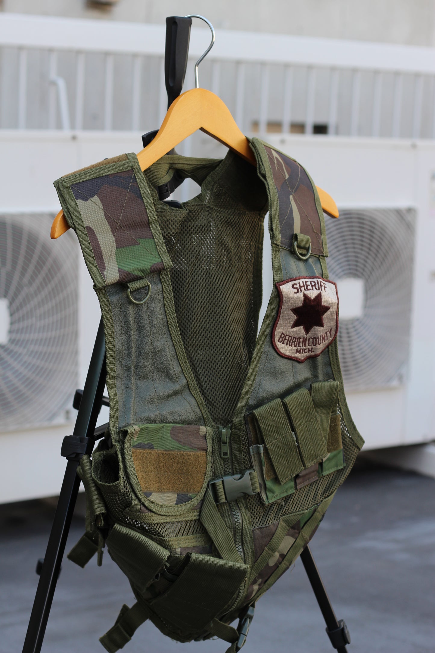 U.S. ARMY Cap&Military Taste Bag&Vest x3点