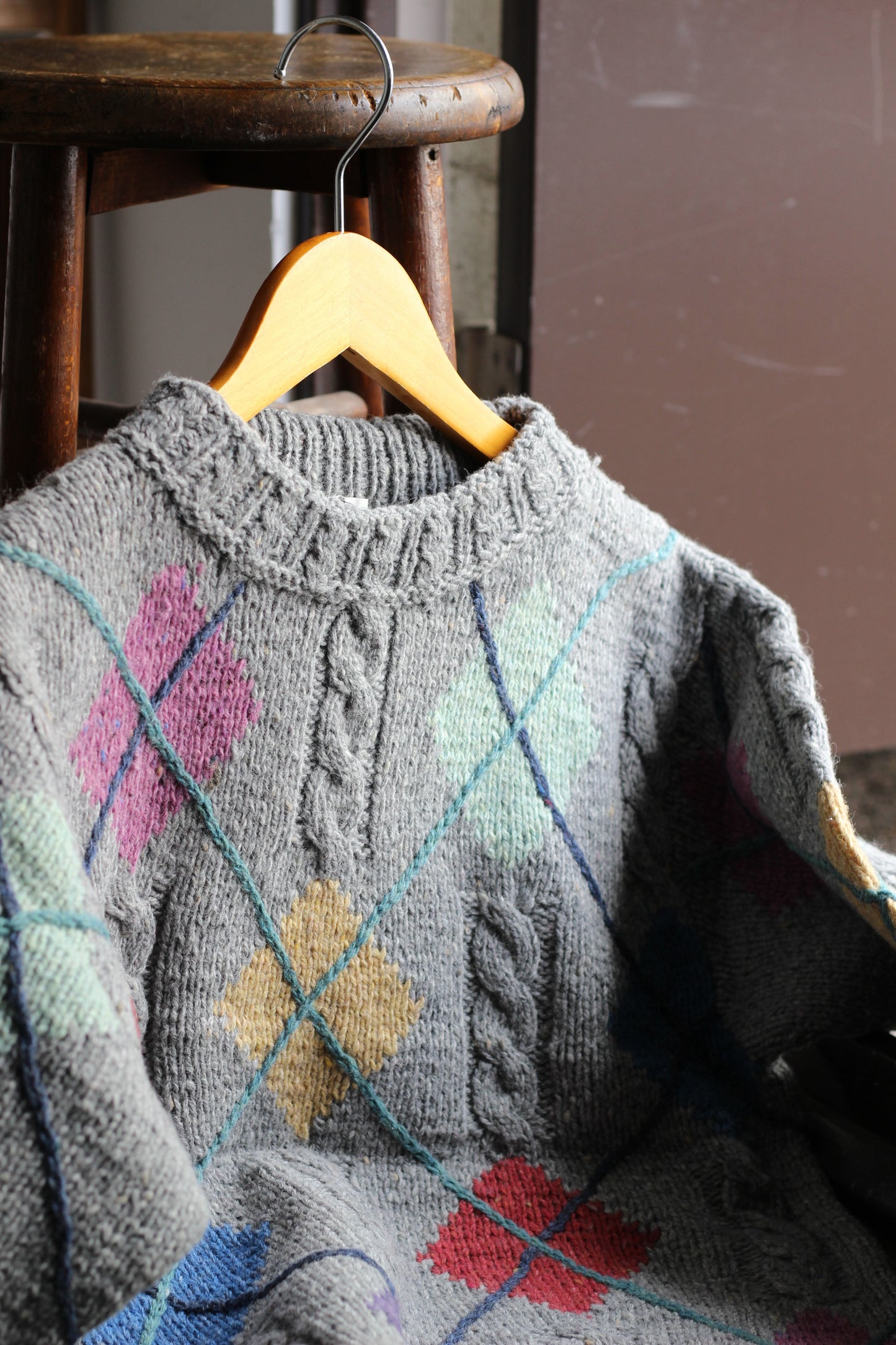 Men's Argyle Knitwear x4点