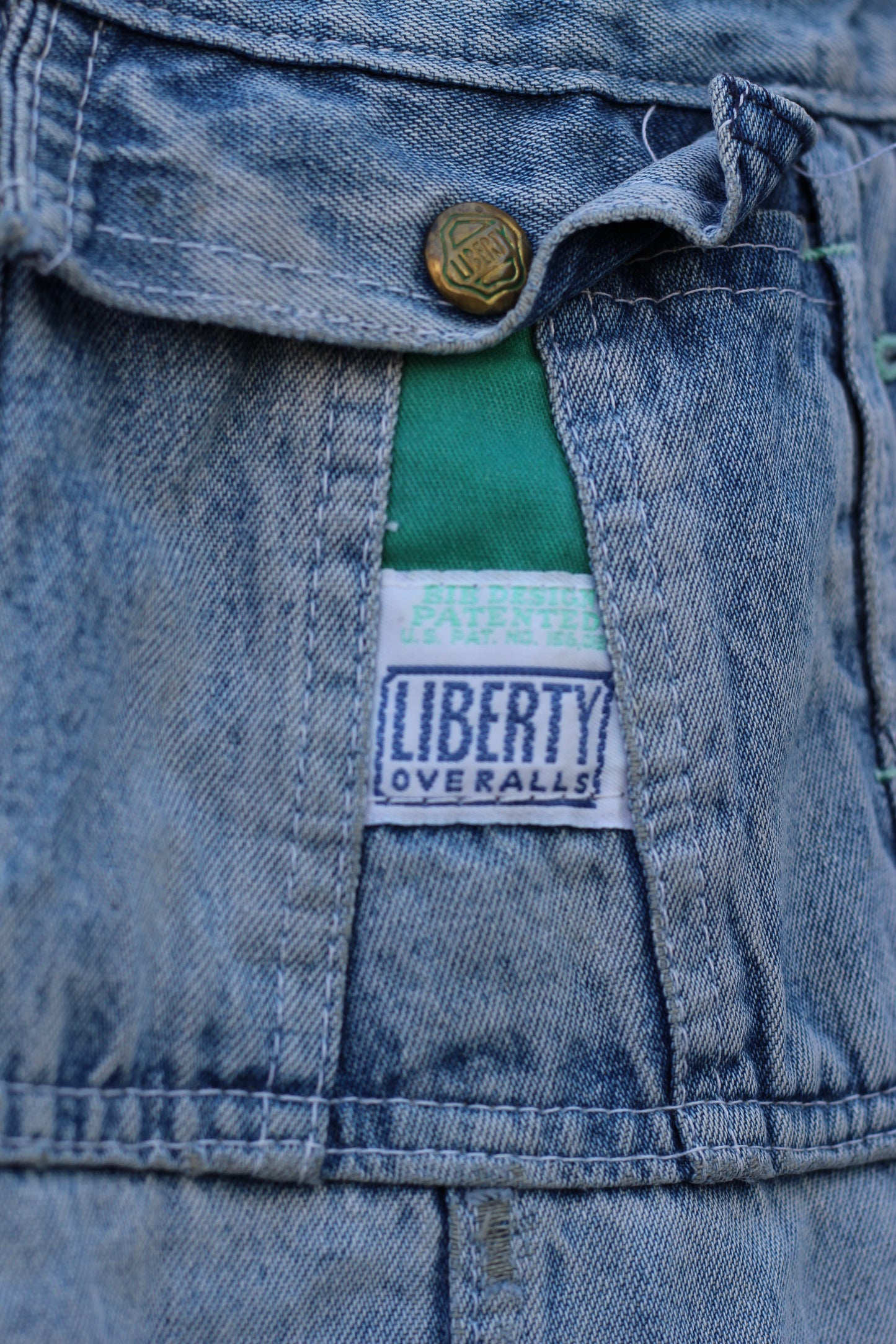 Vintage brand Denim Overalls x3点
