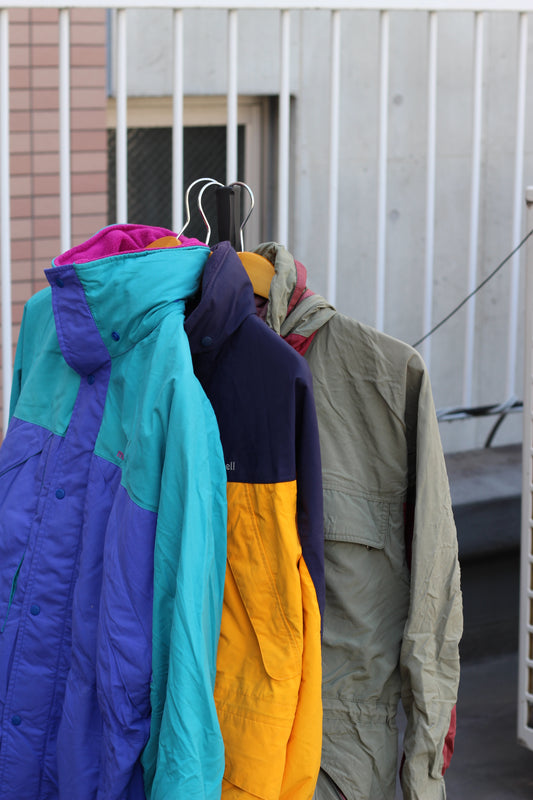 90's mont-bell Mountain Jacket & Parka set x3点