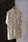 Vintage Flower Short Sleeve Blouse x7点