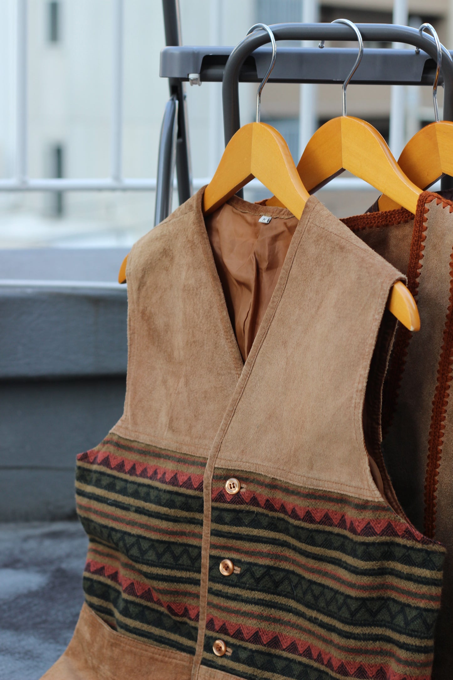 Men's Design Leather Vest x3点