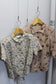 Vintage Flower Short Sleeve Blouse x7点