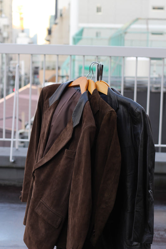 Men's Leather Tailored Jacket x4点