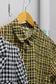 Vintage Gingham Check Short Sleeve Blouse x4点