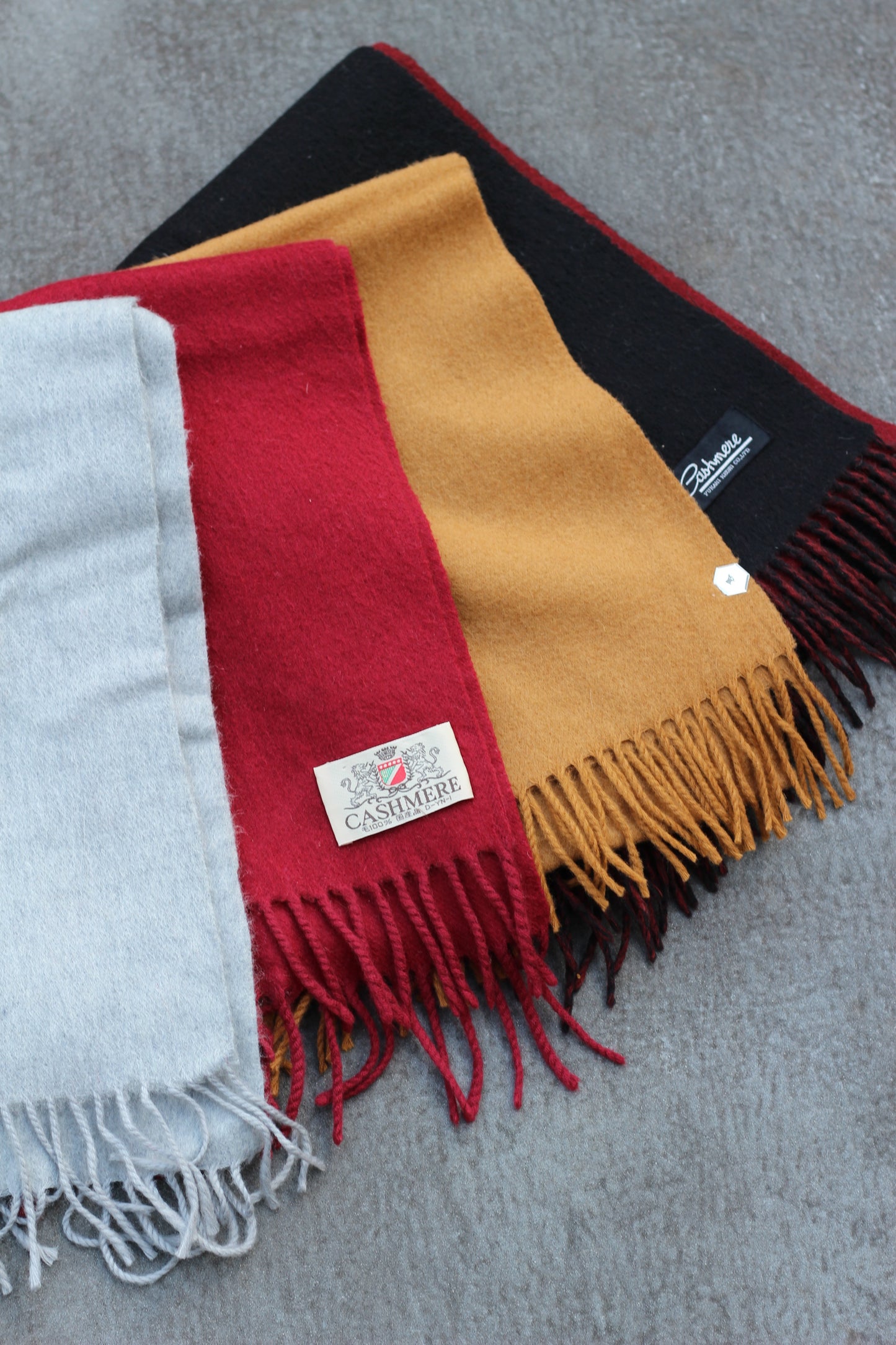100% Cashmere Muffler x4点