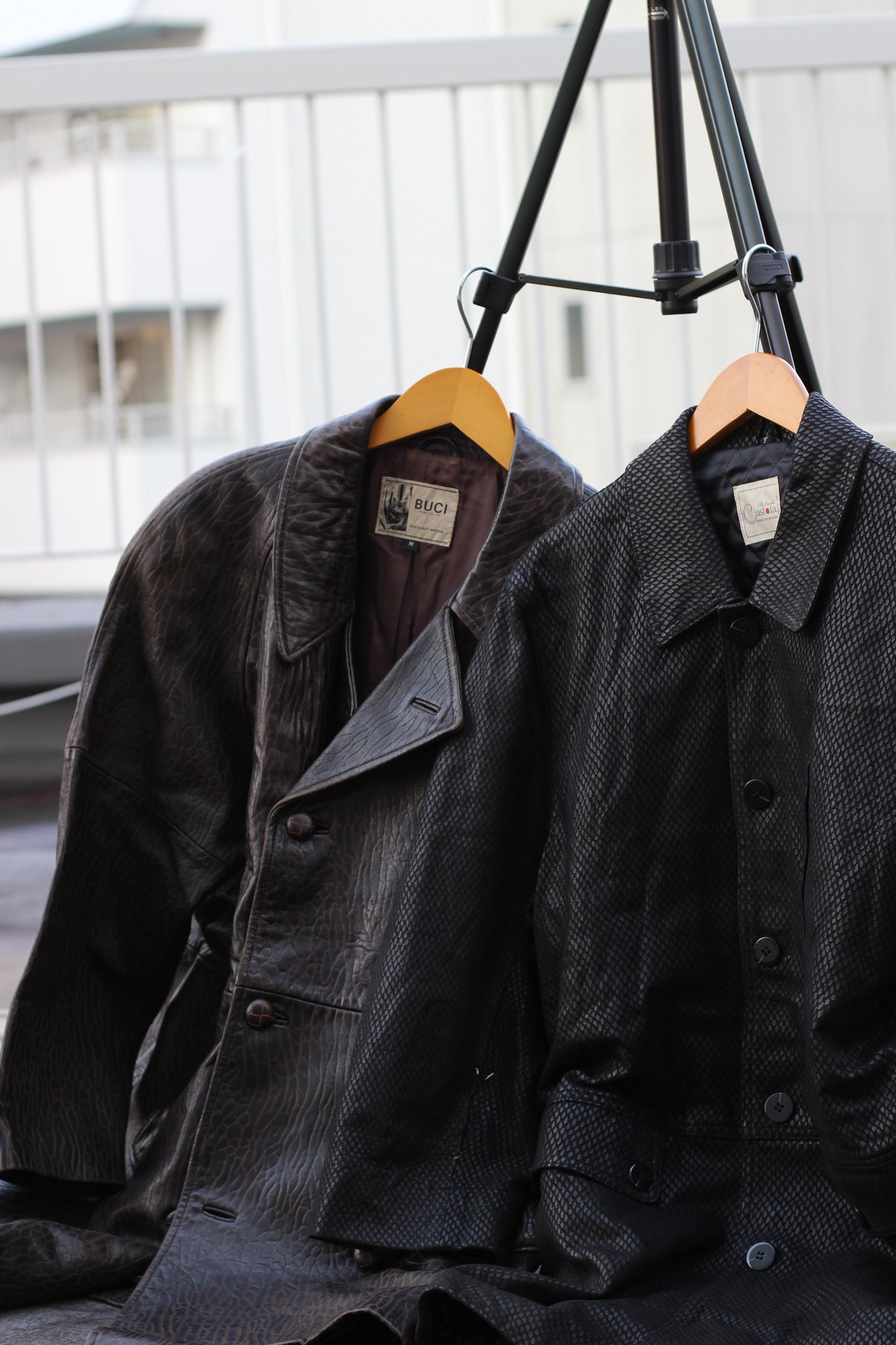 Men's Design Leather Jacket x2点
