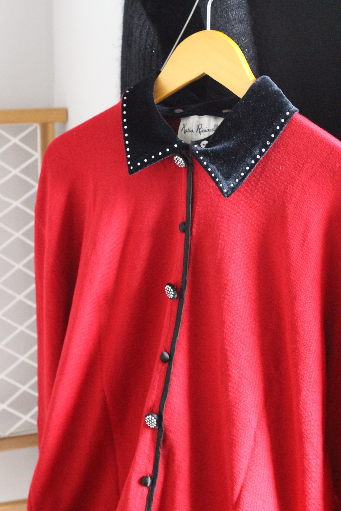 Women's Vintage Made In Italy Design Knit Cardigan x5点