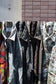 Men's Vintage All-Over Print Long Sleeve Shirt set x10点