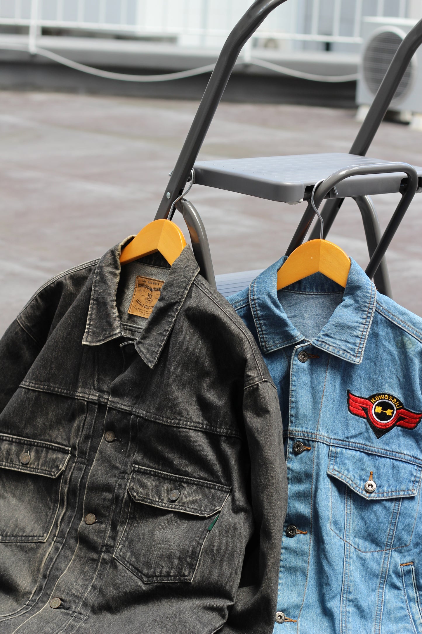 Men's Vintage Denim Jacket set x2点