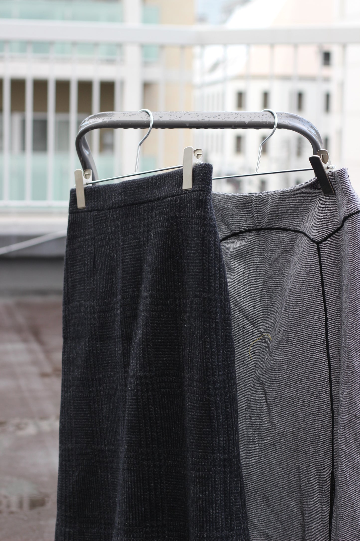 Women's Vintage Made In Italy Check Wool Skirt x5点