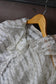 Vintage White Sheer Design Long Sleeve Blouse x2点