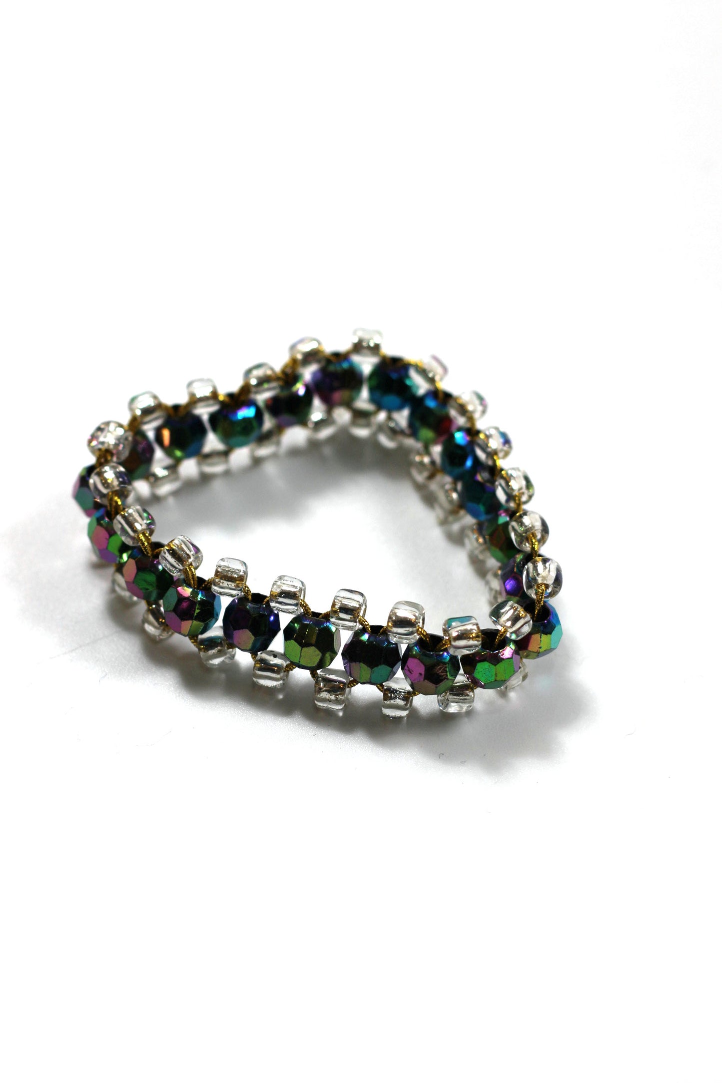 Vintage beads bracelet 深海の鉱石