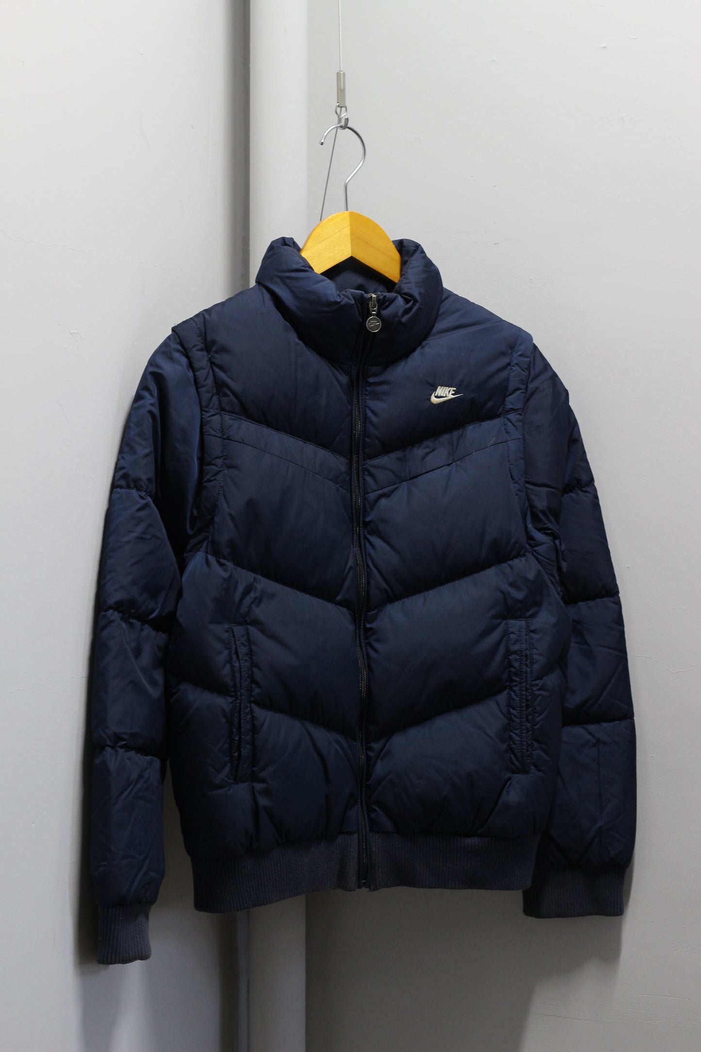 00's NIKE Y2K Style Tech Down Jacket x2点