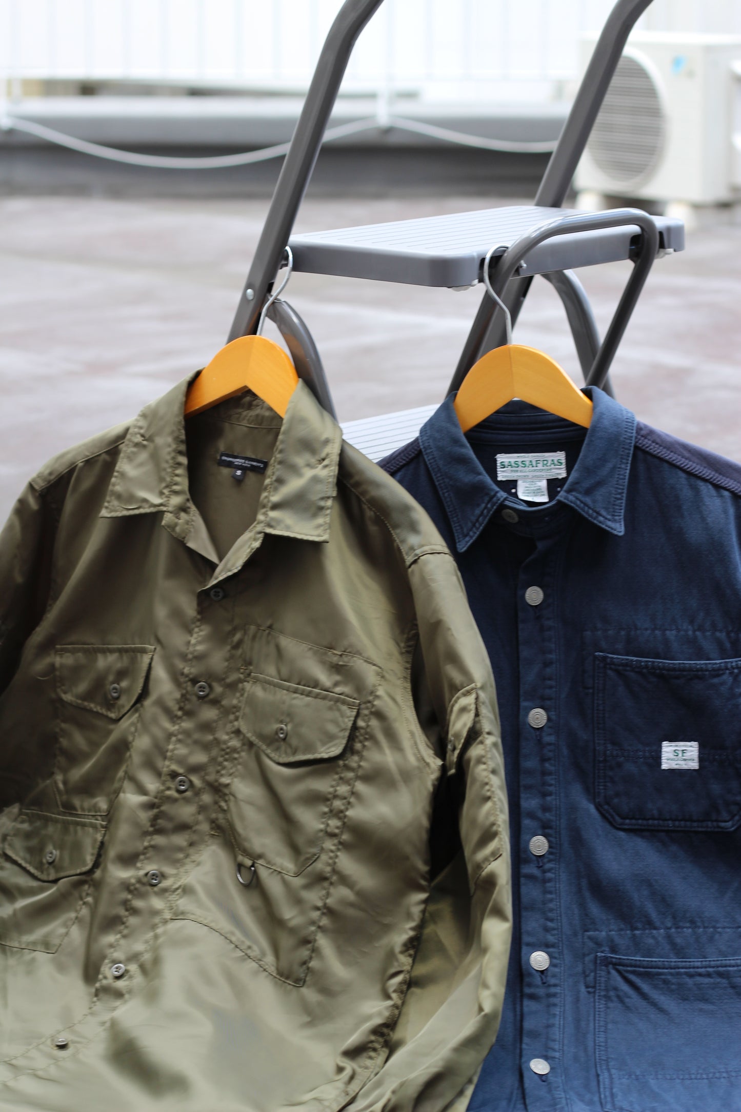 Engineered Garments & Sassafras Jacket set x2点