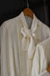 Vintage White Beige Long Sleeve One-Piece x3点