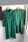 Vintage Green Design Long Sleeve One-Piece x2点