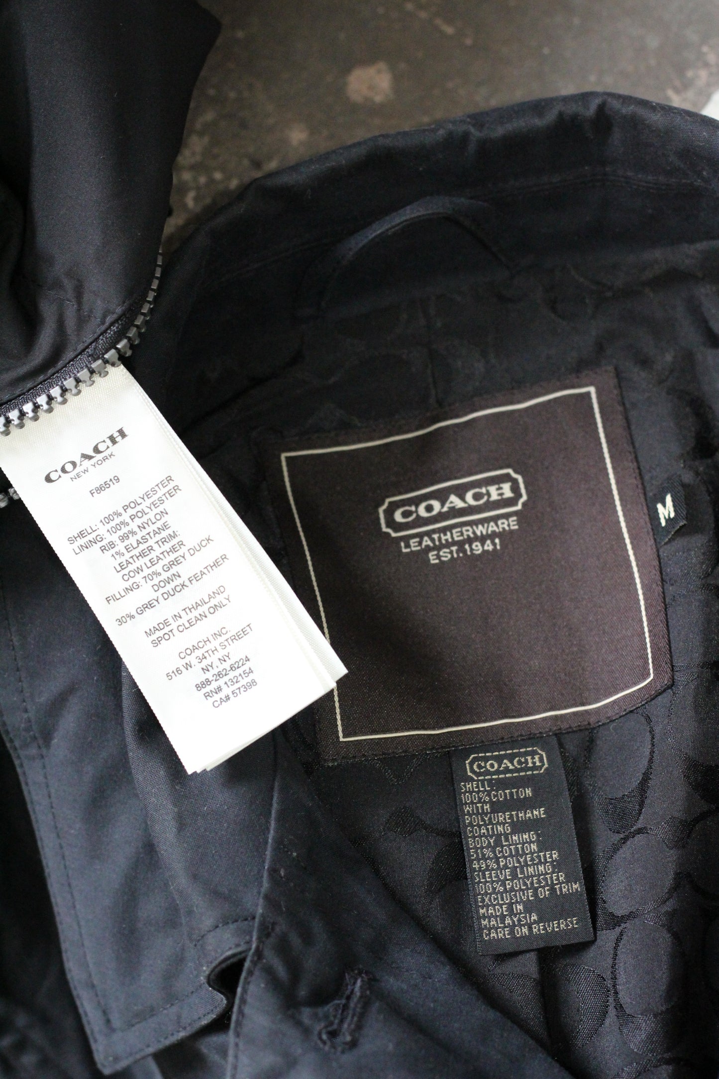 Coach Reversible MA-1 & Moleskin Trench Coat x2点
