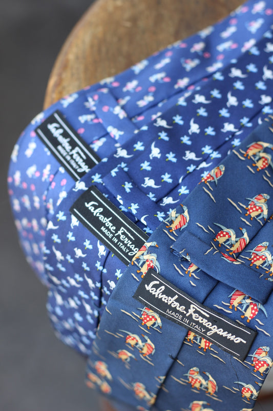Salvatore Ferragamo Tie x3点