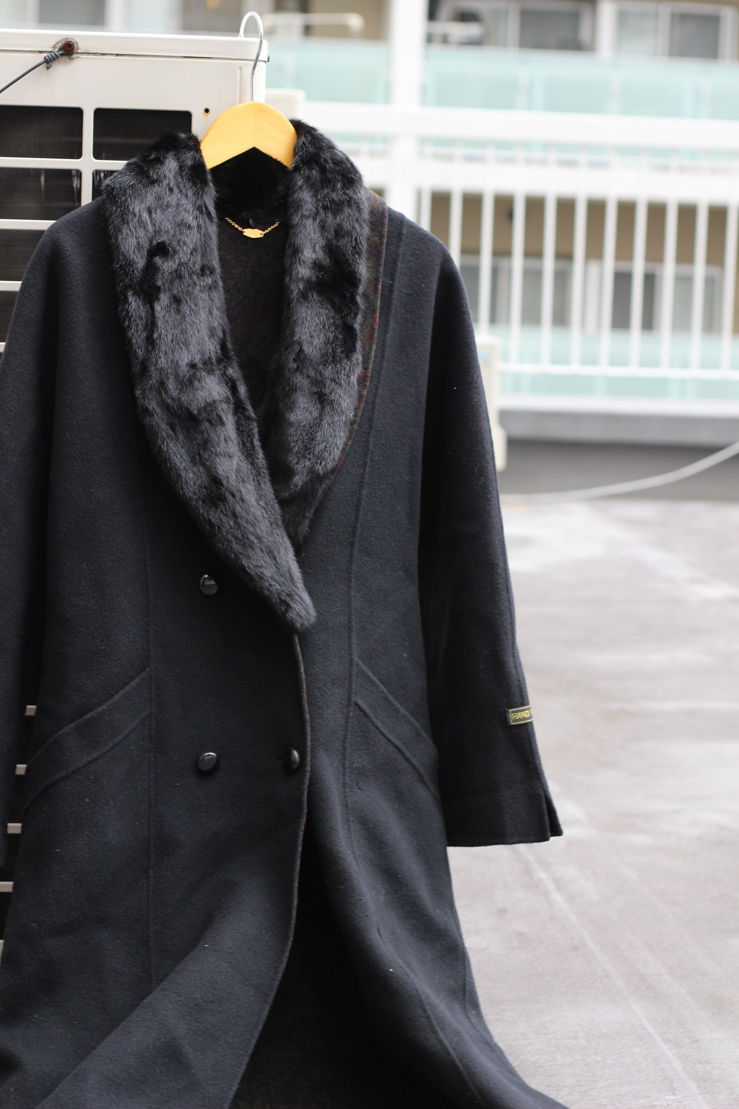 Women's Cashmere & Angora Fur Coat x2点