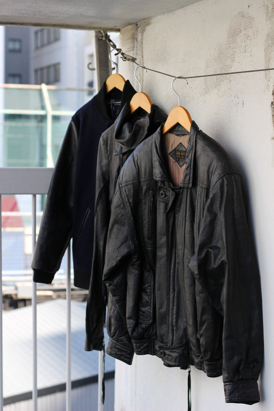 Men's Leather Jackets & Stadium Jumpers x3点