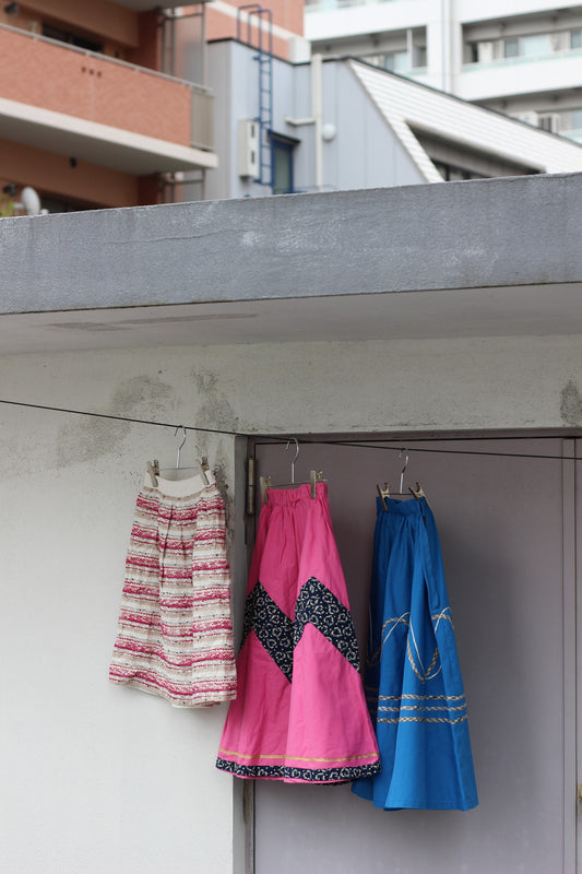 Vintage Design Retro Skirt x3点