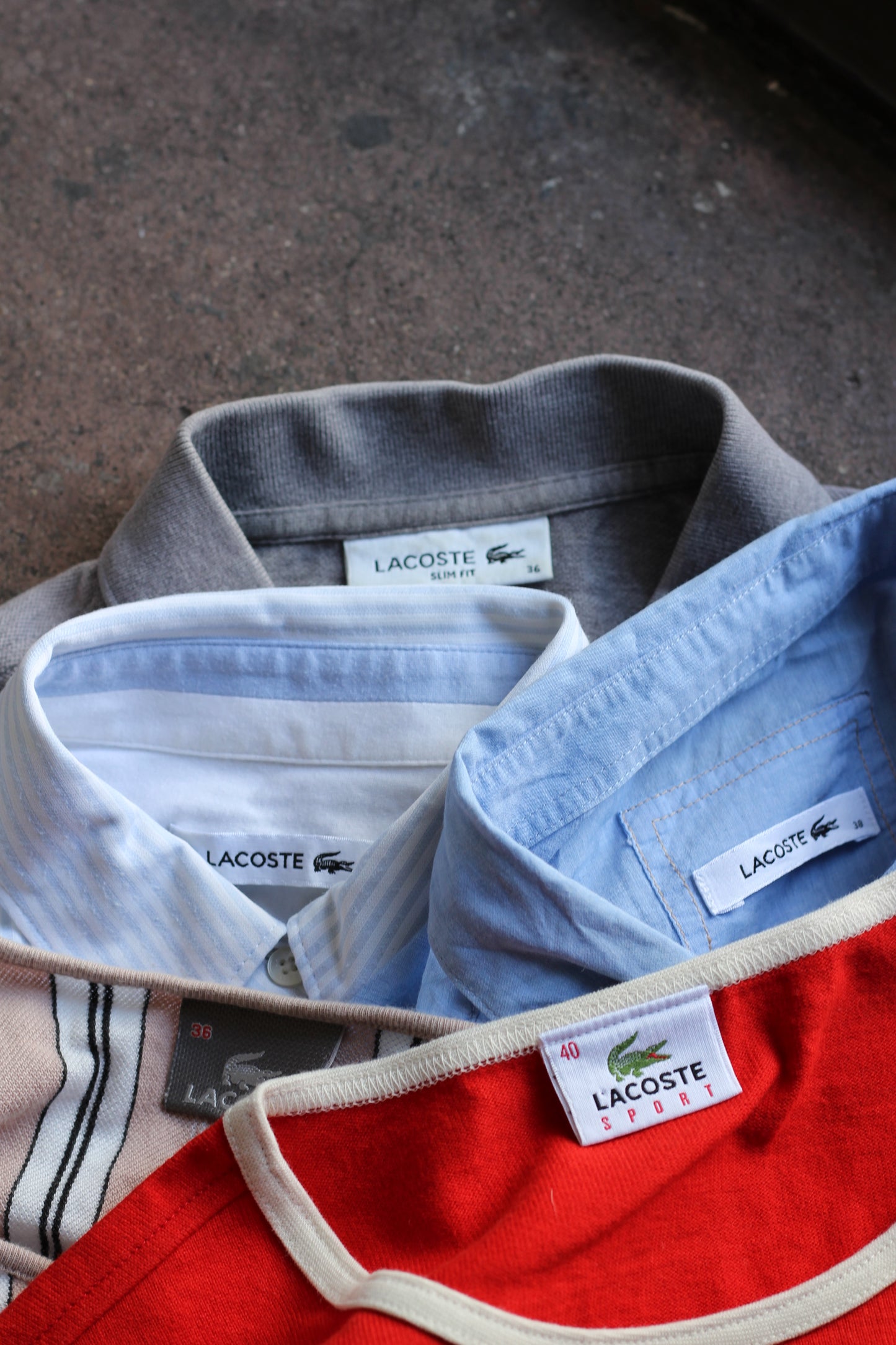 Lacoste Long Sleeve Tops x5点