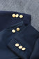 Men's American Traditional Gold Button Navy Blazer x6点