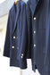 Men's American Traditional Gold Button Navy Blazer x6点