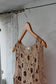 Vintage Sheer Flower No Sleeve One-Piece x2点