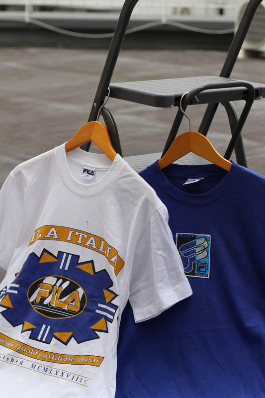 90's Made In USA FILA Print T-Shirt set x2点