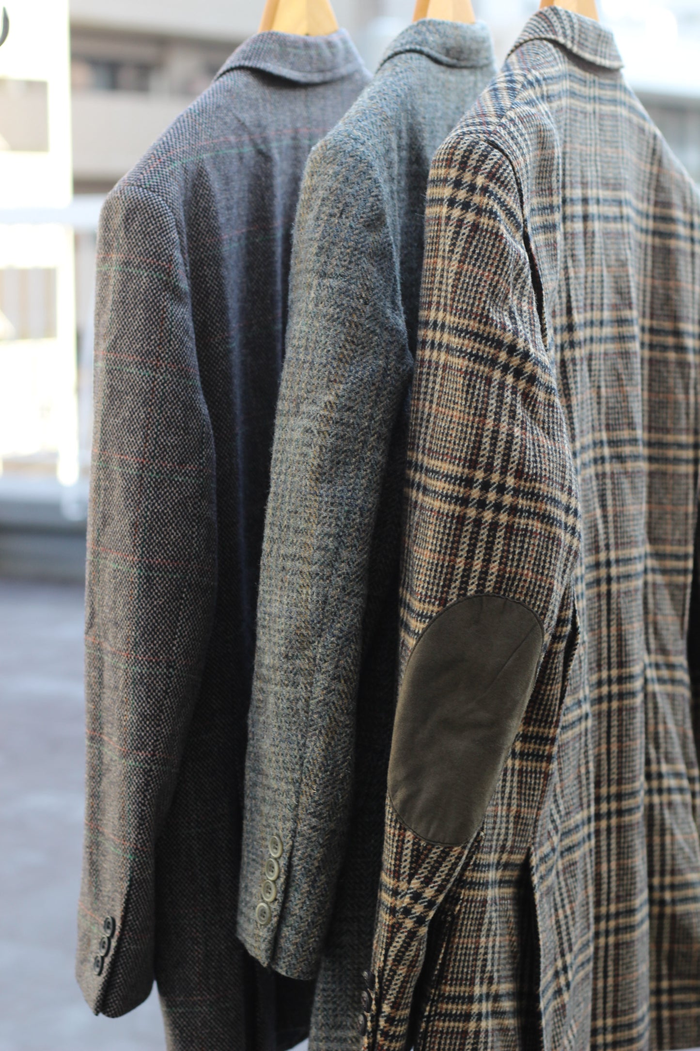 Men's Vintage Daks Tweed Check Tailored Jacket x5点