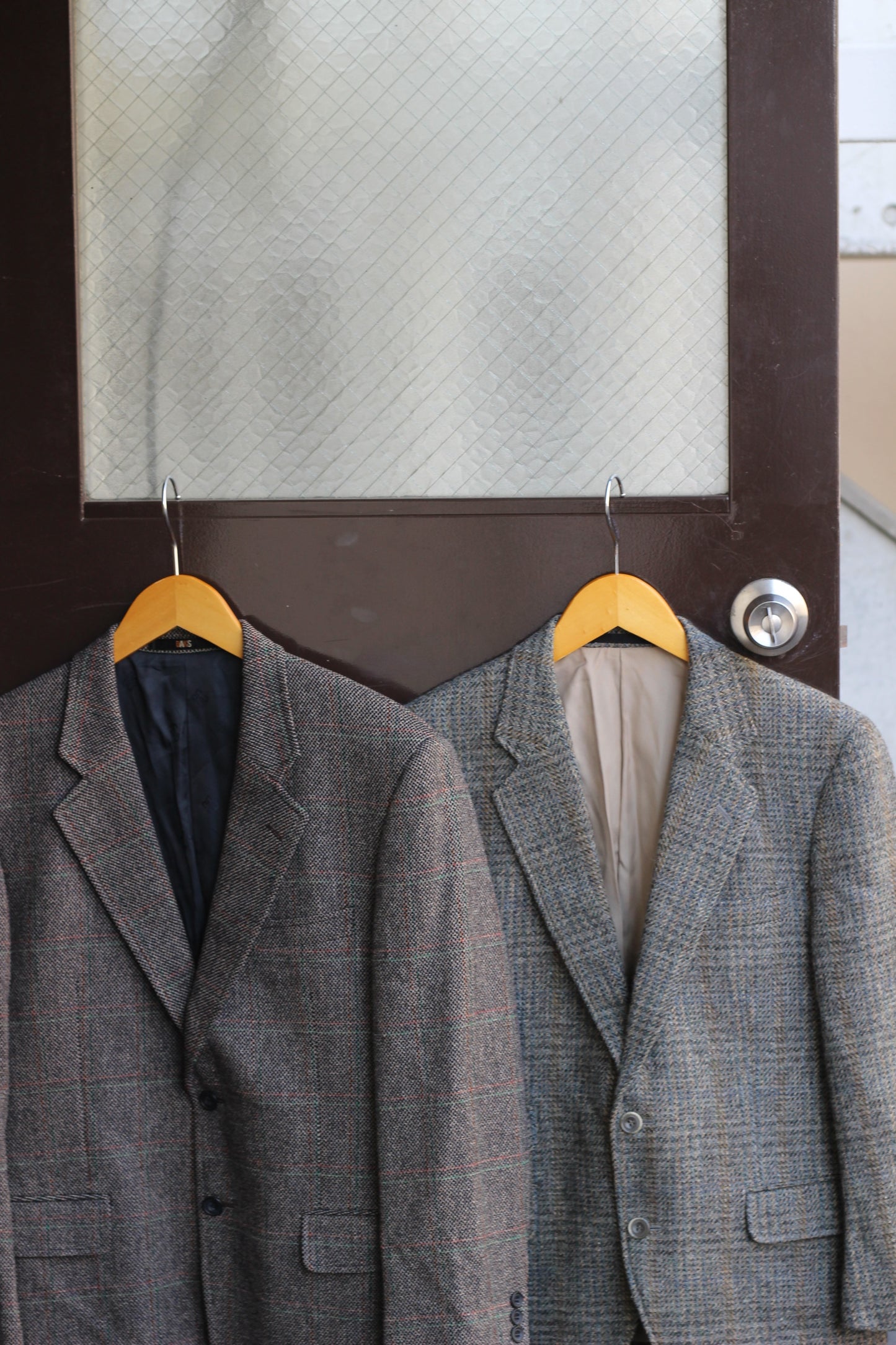 Men's Vintage Daks Tweed Check Tailored Jacket x5点